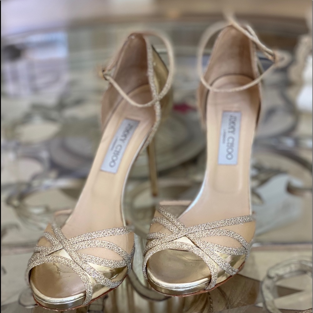 Jimmy Choo Champagne heels